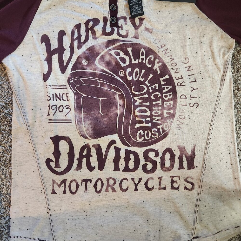 NWT Harley Davidson long sleeve shirt